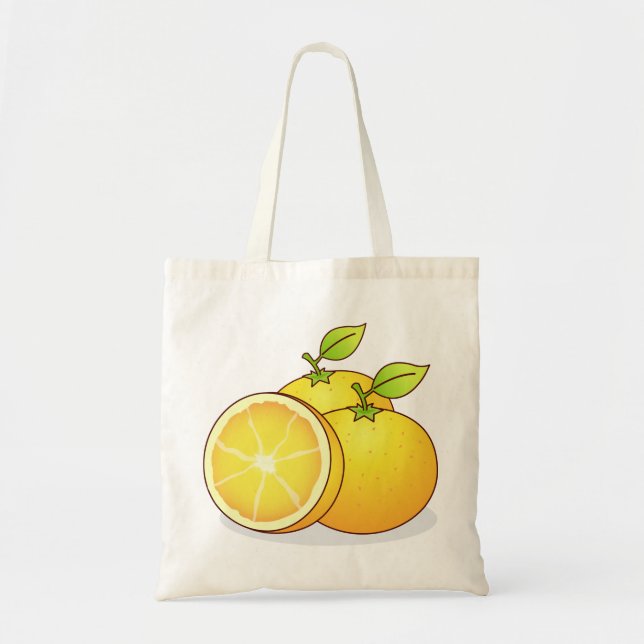 Tote Bag Oranges, fruits mignons (Devant)
