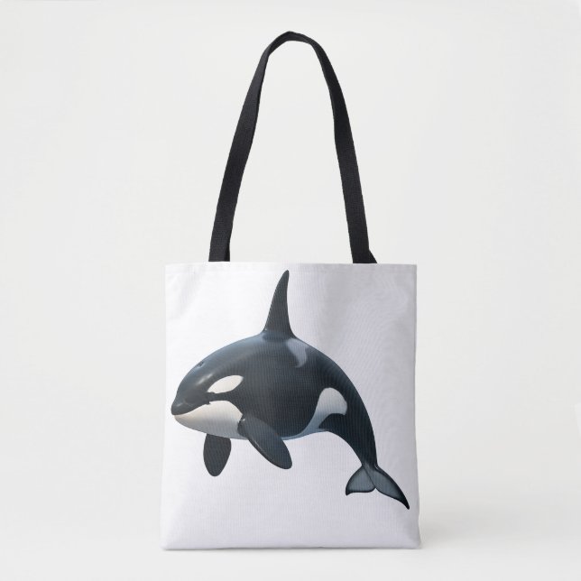 Tote Bag Orca en mouvement (Devant)