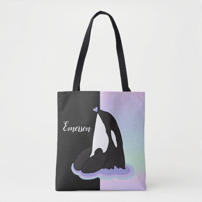 Tote Bag Orca Killer Whale (Devant)