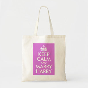 Tote Bag Orchid Garder le calme et épouser Harry