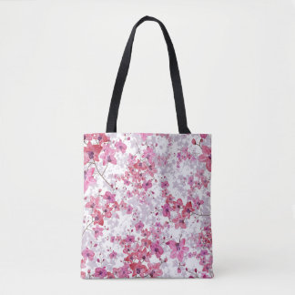 Tote Bag Orchidée : beauté rouge singulière.