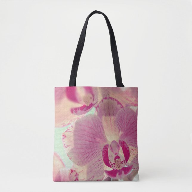 Tote Bag Orchidée rose (Devant)