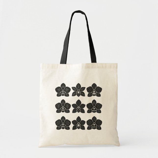 Tote Bag Orchidées (Devant)