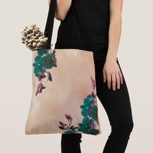 Tote Bag Orchidées Ethereal Fourre-tout (De près)