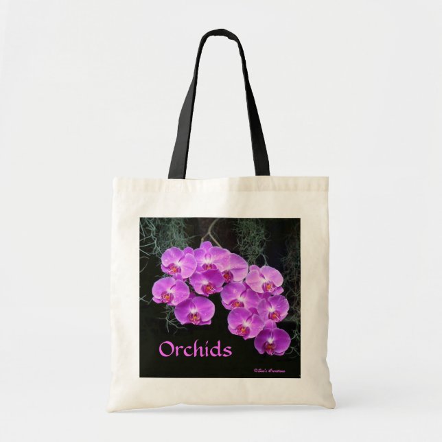 Tote Bag Orchidées Rosée-Embrassées (Devant)