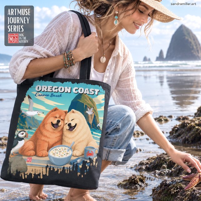 Tote Bag OREGON • Chowder de Cannon Beach (Créateur téléchargé)