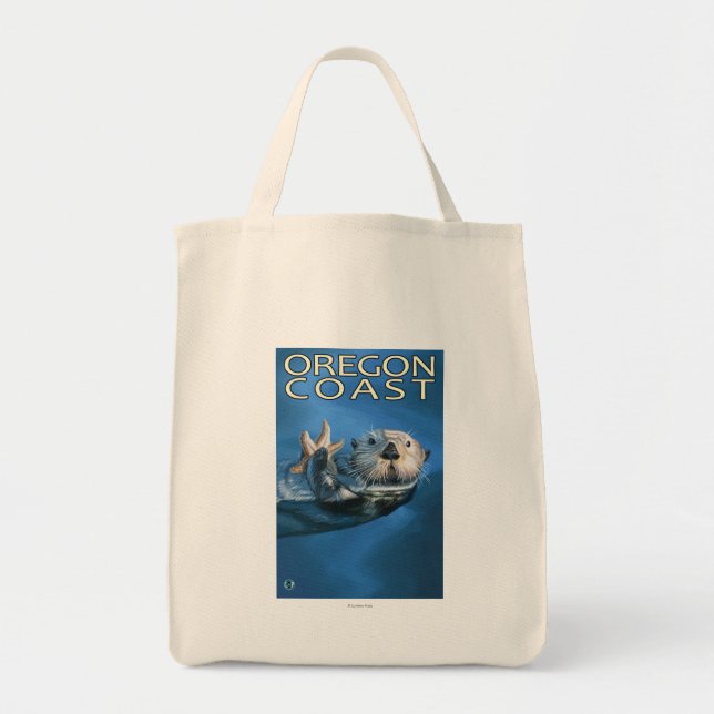 Tote Bag Oregon Coast Sea Otter (Devant)