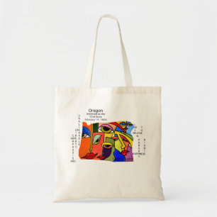 Tote Bag Oregon State Art by Deprise