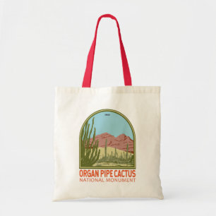 Tote Bag Organ Pipe Cactus National Monument Arizona Retro