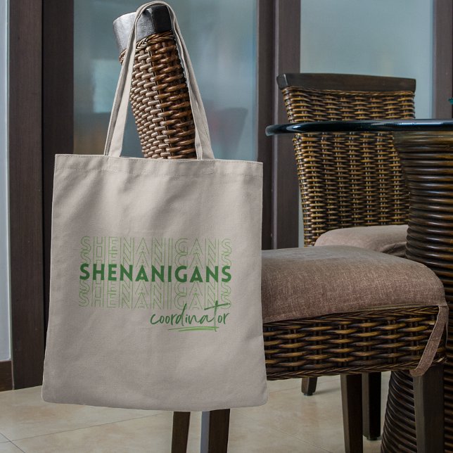 Tote Bag Organisateur de Shenanigans de la St Patrick (Créateur téléchargé)