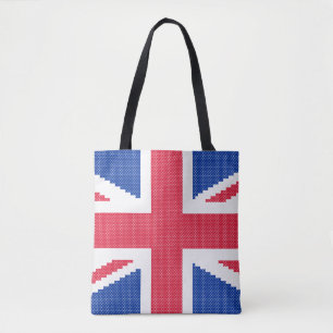 Tote Bag Original cross-stitch design Union Jack