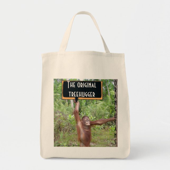 Tote Bag Original Treehugger Orangutan (Devant)