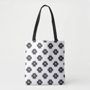 Tote Bag Ornement sans couture motif abstrait, arabesque, a