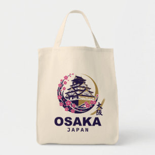 Tote Bag Osaka Japon Cerisiers en Fleur