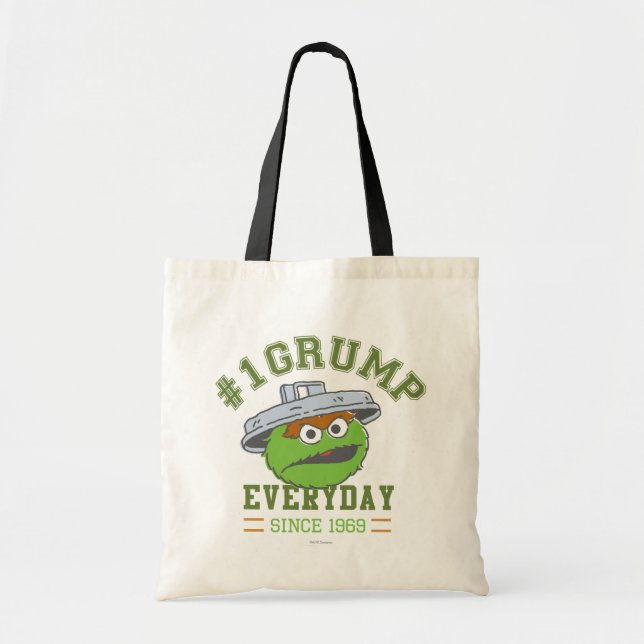 Tote Bag Oscar le Grouch Numéro 1 2 (Devant)