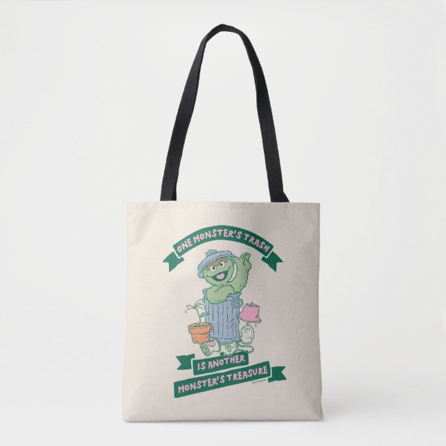 Tote Bag Oscar le Groupement | Monster Treasure Graphic (Devant)