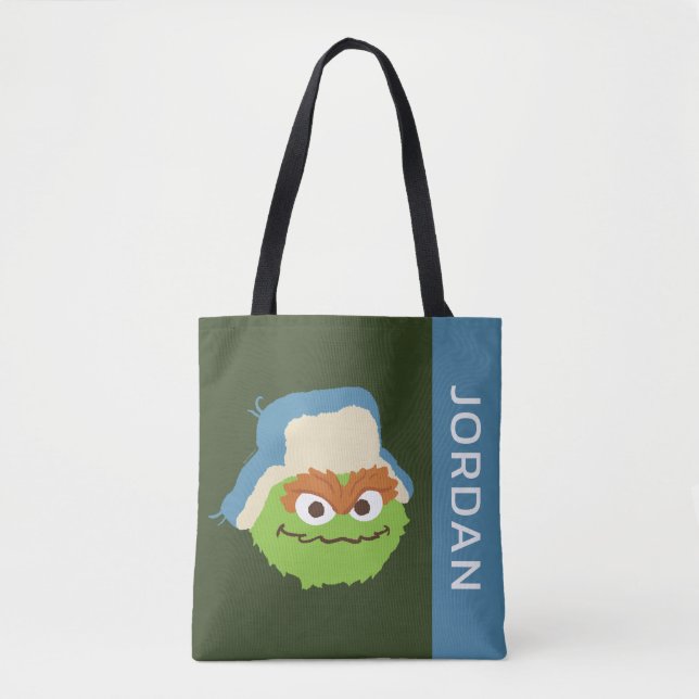 Tote Bag Oscar le visage du Tétras | Ajouter Votre Nom (Devant)