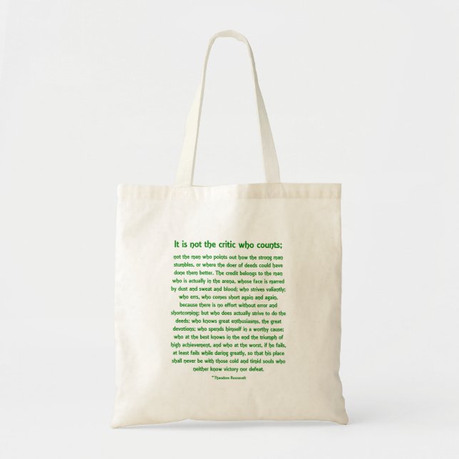 Tote Bag Oser Grandement Fourre-tout (Devant)