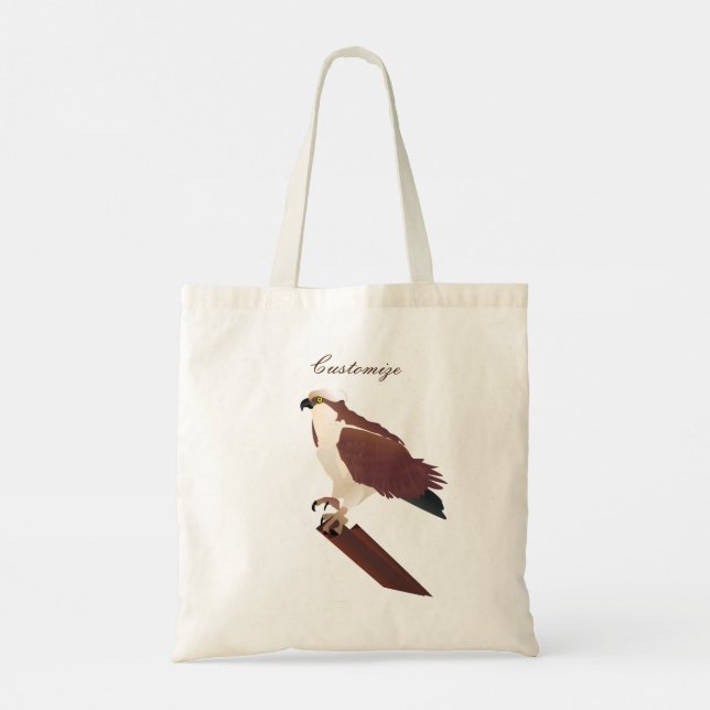 Tote Bag Osprey Hawk Raptor Thunder_Cove (Dos)