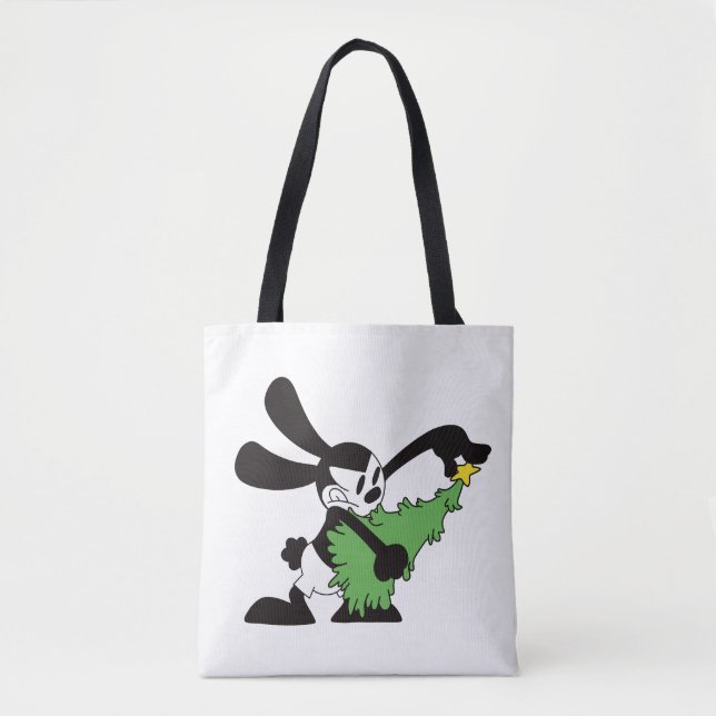 Tote Bag Oswald Le Chanceux Arbre De Noël Lapin (Devant)