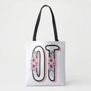 Tote Bag OT floral Offres d'ergothérapie