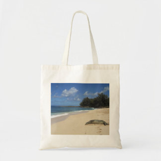 Tote Bag Otarie prenant un bain de soleil sur la plage