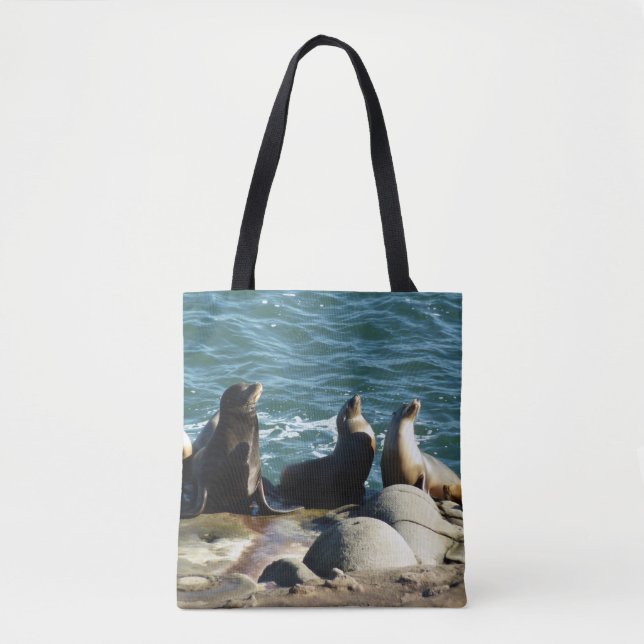 Tote Bag Otaries de San Diego (Devant)