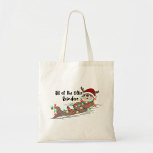 Tote Bag Otter de Noël drôle
