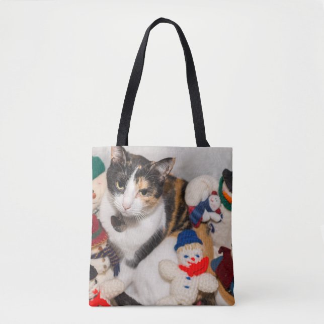 Tote Bag Où Est Le Chat ? (Devant)