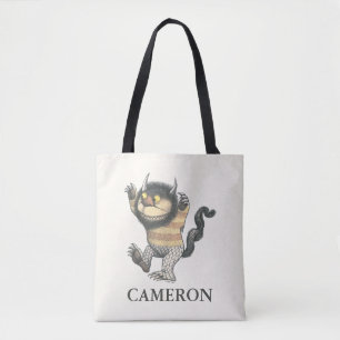Tote Bag Où sont les bêtes sauvages Ajoutez votre nom