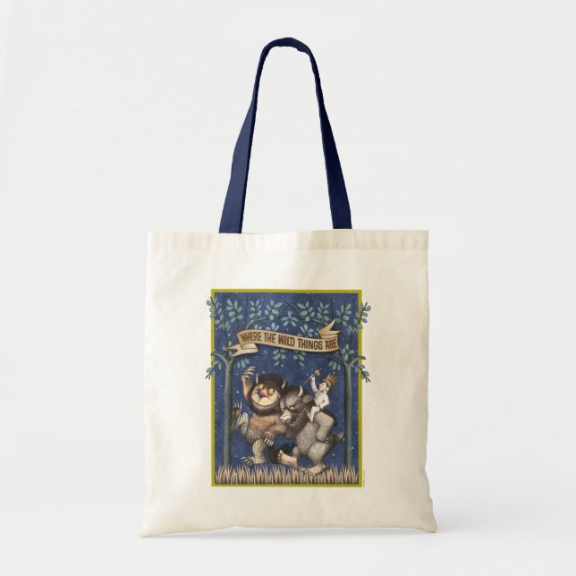 Tote Bag Où sont les bêtes sauvages Graphique (Devant)