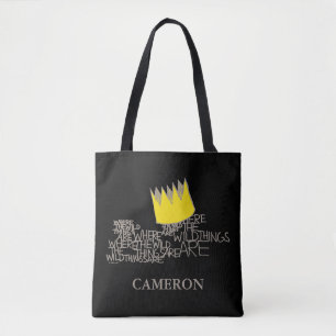 Tote Bag Où sont les choses sauvages   Ajouter Votre Nom
