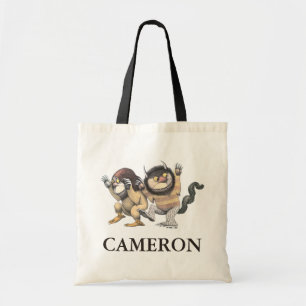 Tote Bag Où sont les monstres Ajoutez votre nom