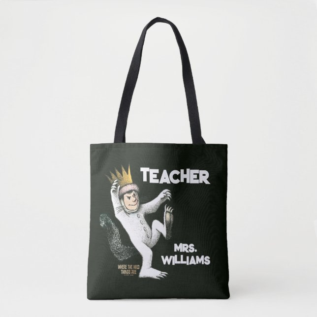Tote Bag Où sont les monstres Teacher (Devant)