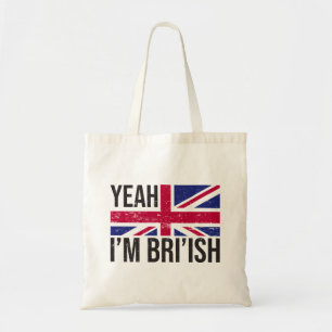 Tote Bag Ouais je suis britannique comment sauriez-vous Mem