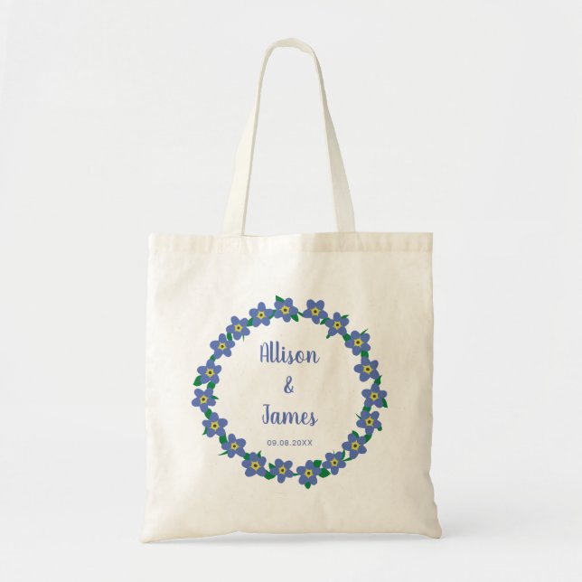 Tote Bag Oubliez Moi Pas Mariage Accueil Sac, Accueil Hôtel (Devant)