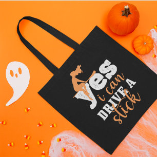 Tote Bag Oui Je Peux Conduire Une Sorcière À Bâtons Hallowe