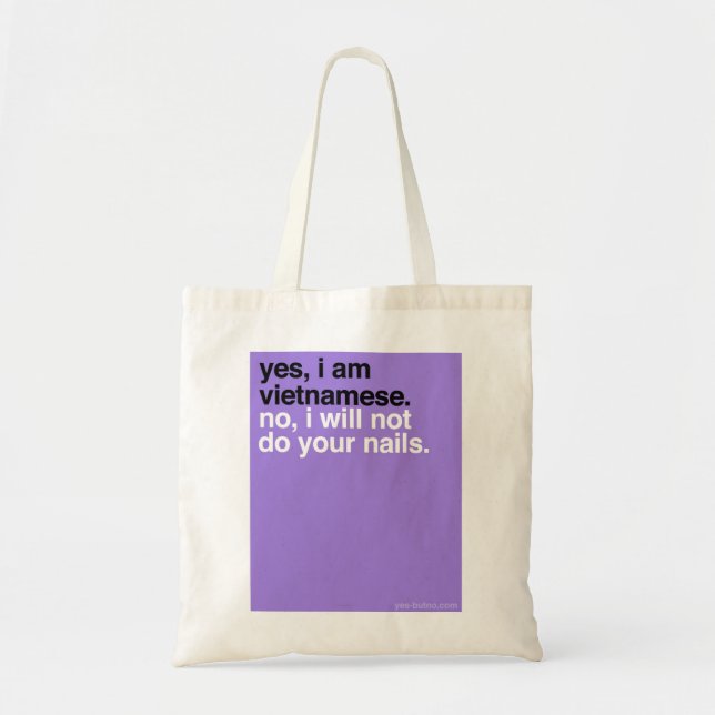 Tote Bag Oui, je suis vietnamien (Devant)