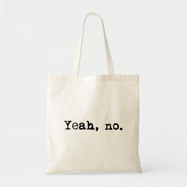 Tote Bag Oui, Non (Devant)