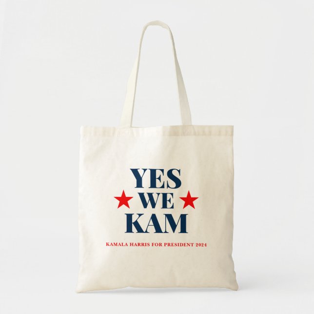 Tote Bag Oui Nous Kam Kamala Harris (Devant)