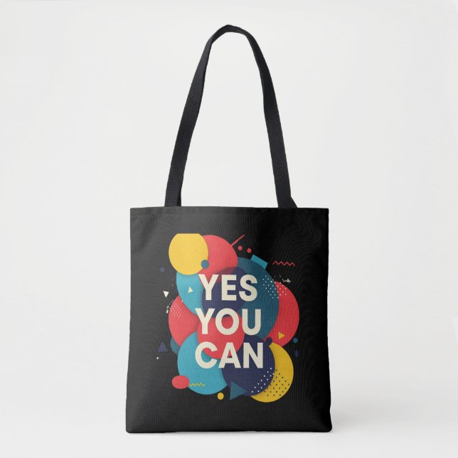 Tote Bag Oui, vous pouvez (Devant)