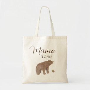 Tote Bag Ours animal forestier Baby shower d'automne Mama s
