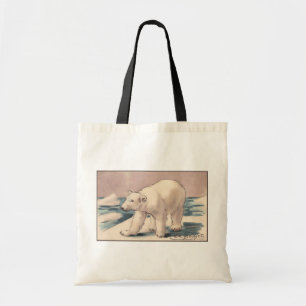 Tote Bag Ours blanc