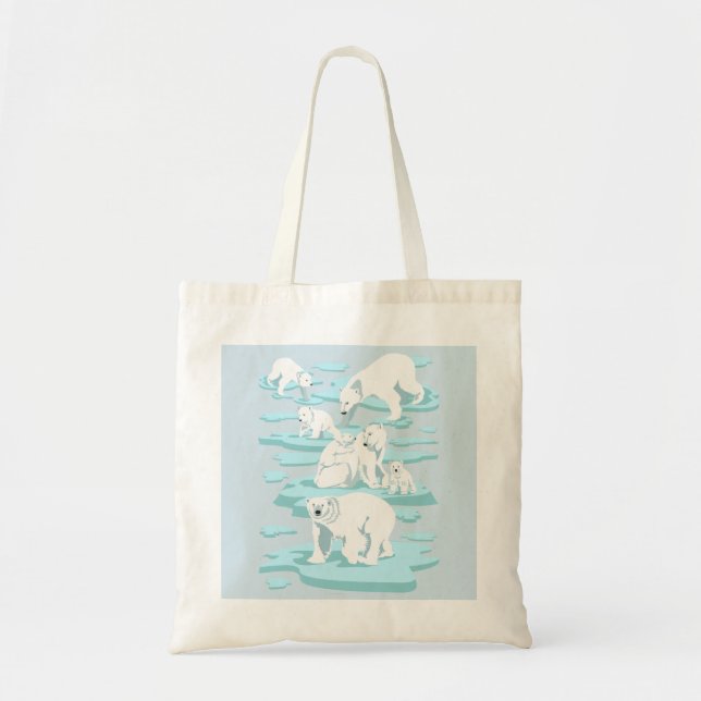Tote Bag Ours blancs (Devant)