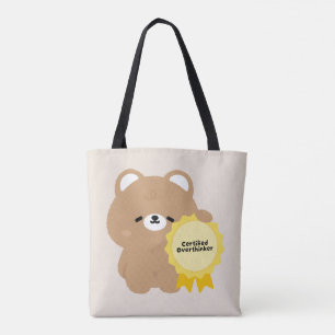Tote Bag Ours brun surpenseur certifié