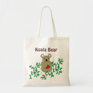 Tote Bag Ours De Koala Avec Vignes