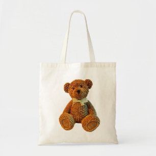 Tote Bag Ours de nounours Brown d'osier