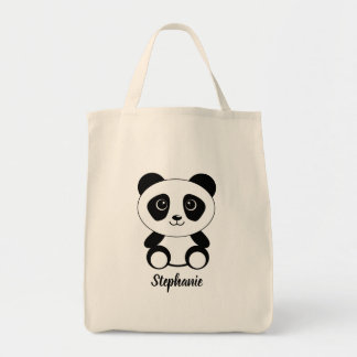 Tote Bag Ours de panda personnalisées