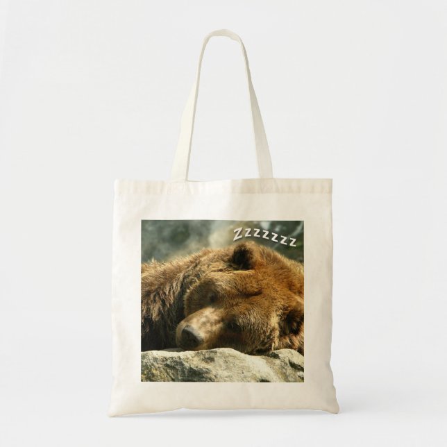 Tote Bag Ours de temps de saut (Devant)