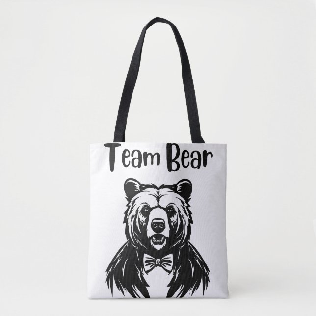 Tote Bag Ours d'équipe (Devant)